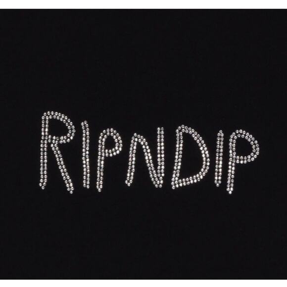 OG RIPNDIP RHINESTONE TANK TOP BLACK MEDIUM - Picture 2 of 2
